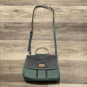 Elegant Blue/Green and Gray Women's Bag NWOT